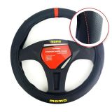 FUNDA DE VOLANTE MOMO COLOR NEGRO/ROJO 38-39CM