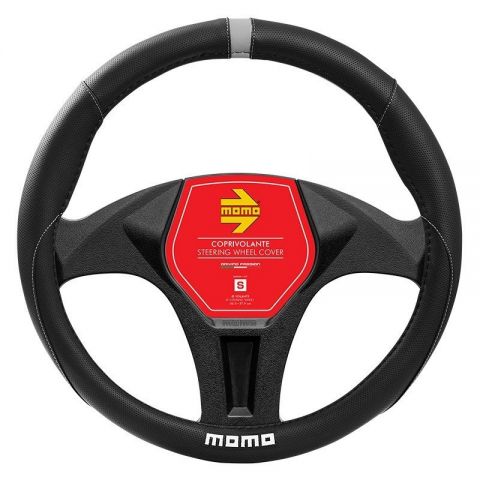 FUNDA VOLANTE MOMO ELEGANT NEGRO/GRIS 39-39CM