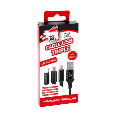 CABLE TELEFONIA TIPO SALIDA TRIPLE B, C , IPHONE 