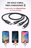 CABLE TELEFONIA TIPO SALIDA TRIPLE B, C , IPHONE 