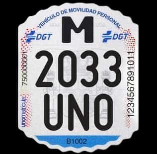 MATRÍCULA PATINETE ELÉCTRICO UNOVMP HOMOLOGADA DGT