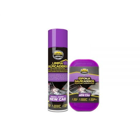 PACK DUO NEW CAR CLEANERS ESPONJA Y LIMPIASALPICAD