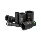 SET DE 29 VASOS DE IMPACTO LARGOS HEXAGONALES 1/2