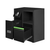 MUEBLE CON 3 CAJONES CON PORTABOBINA DE PAPEL