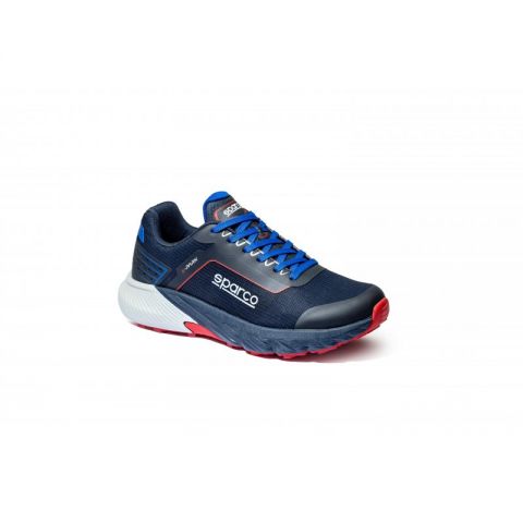 ZAPATILLAS SPARCO S-PARK LEON AZULES/ROJAS T-44